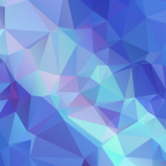 Abstract Blue Color Polygon Background Design, Abstract Geometric Origami Style With Gradient. Presentation,Website, Backdrop, Cover,Banner,Pattern Template