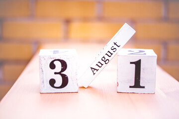 31st of August - August 31 - Birthday - International Day - National Day