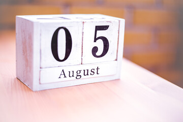 5th of August - August 5 - Birthday - International Day - National Day