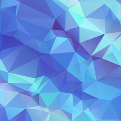 Obraz premium Abstract Blue Color Polygon Background Design, Abstract Geometric Origami Style With Gradient. Presentation,Website, Backdrop, Cover,Banner,Pattern Template