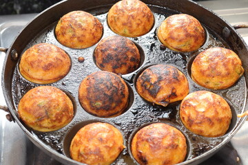 Indian Snack Gunta Ponganalu this is famous snack recipe in Telangana