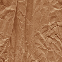 Classic vintage and old looking crumpled paper background. Retro cardboard texture. Grunge paper for drawing. Ancient book page. Present wrapping.
