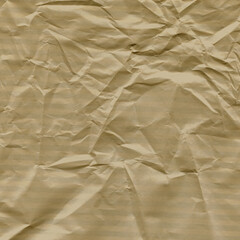 Classic vintage and old looking crumpled paper background. Retro cardboard texture. Grunge paper for drawing. Ancient book page. Present wrapping.