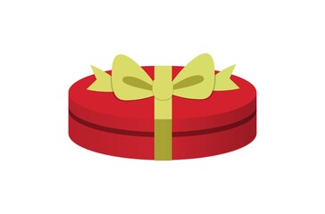 red circle gift box
