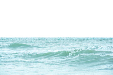 Fototapeta na wymiar Ocean waves crashing on the shore