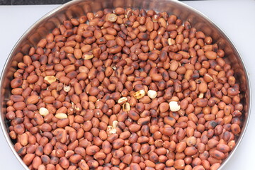 Roasted Peanuts photography isolated on white background