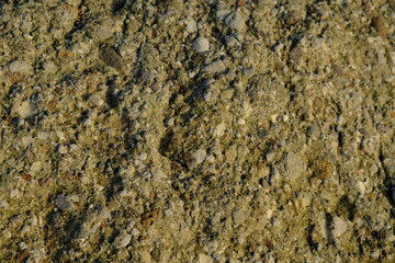 Background from a stone of igneous rock. Wallpaper made of textures of boulders of volcanic origin. Surface of granite, diabase, gabbro interspersed with spar, quartz. Sea shore. Day. Georgia.