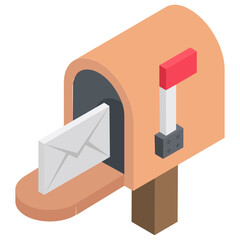 
Receive incoming mails with this letterbox 
