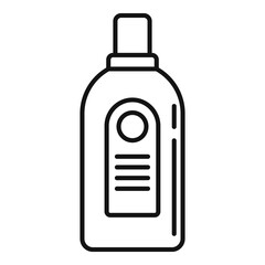 Tattoo spray bottle icon. Outline tattoo spray bottle vector icon for web design isolated on white background
