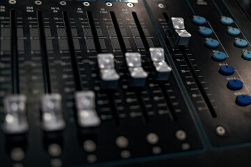 Sound music equalizer mixer control. Musical instruments and equipment, Sound board controller....