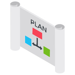 
A business hierarchy plan denoting project plan 
