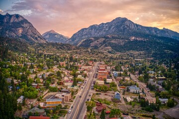 Ouray is a Tourist Mountain Town with a Hot Springs Aquatic Center