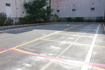 コインパーキングを撤去した跡の空き地