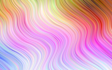 Light Multicolor, Rainbow vector template with liquid shapes.