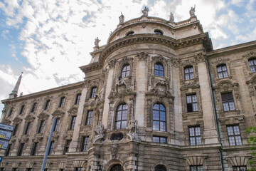 Fototapeta na wymiar Munich, Germany: beautiful architectural building in the city