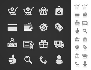 Shopping icons