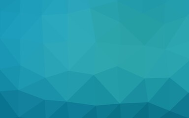 Light BLUE vector polygonal template.