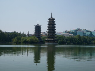 Pagodas in nature