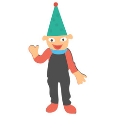 
A joker clown for circus 
