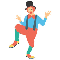 
A joker clown for circus 
