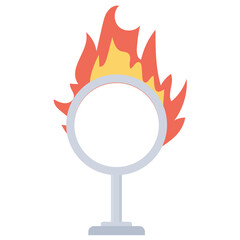 
A fire magic for circus 
