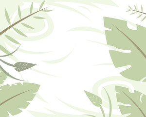 vector illustration leaves background