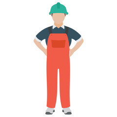 
A construction foreman to design buildings 
