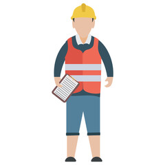 
A construction foreman to design buildings 
