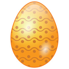 
A decorative egg for easter 
