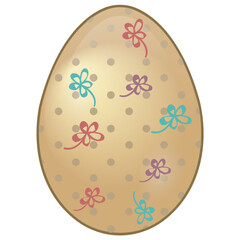 
A decorative egg for easter 
