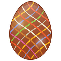 
A decorative egg for easter 
