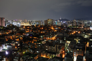 Fototapeta premium Seoul Skyline in South Korea
