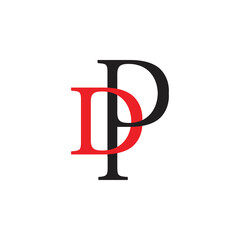 DP letter logo design vector