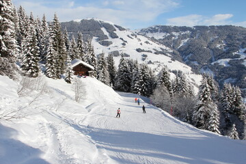 Winterlandschaft Saalbach-Hinterglemm Ski