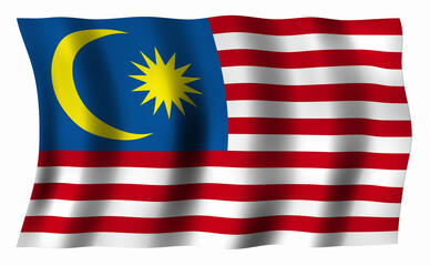 Fototapeta premium マレーシアの国旗