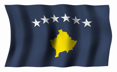 コソボ共和国の国旗