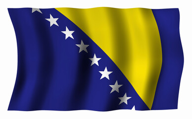 ボスニアヘルツェゴビナの国旗