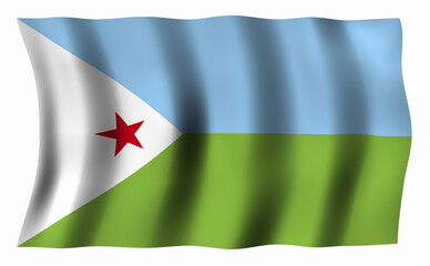 ジブチの国旗