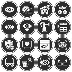 16 pack of ion  filled web icons set