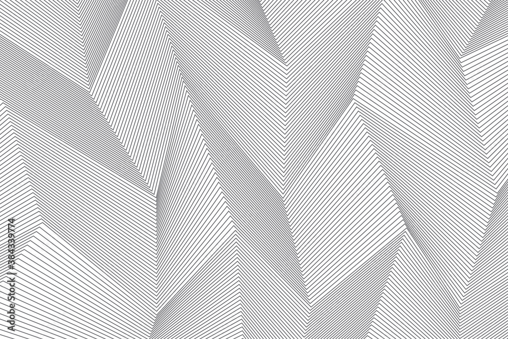 Wall mural abstract background pattern made with repeated lines forming 3 dimensional geometric forms. modern, 