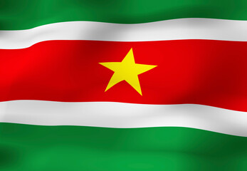 スリナムの国旗