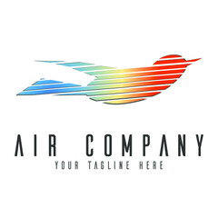 A travel company logo. Airlines, transportations or logistics company "a" name with flying plane. 