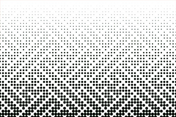 Seamless halftone vector background.Middle fade out. Based on Japanese traditional ornament.