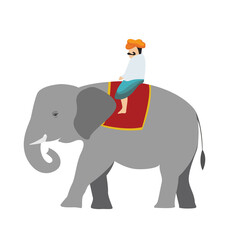 elephant cartoon vector design illustration