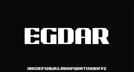 bold futuristic font for poster and head line	