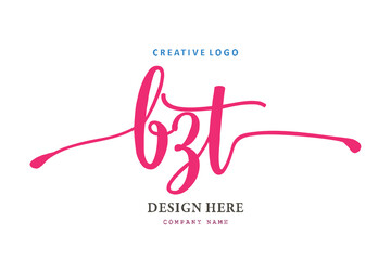 pharmacy logo composition of the letter BZT is simple, easy to understand, simple and authoritative