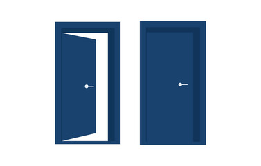 Doors filled vector design illustration