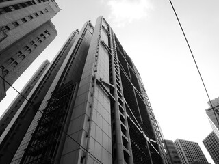 Huge buildings in Hong-Kong