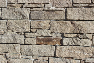 mur en pierre neuf