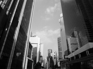 Huge buildings in Hong-Kong